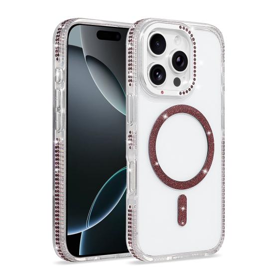 iPhone Uyumlu 16 Pro Kılıf M-safe Şarj Özellikli Zore Tera Silikon Kapak