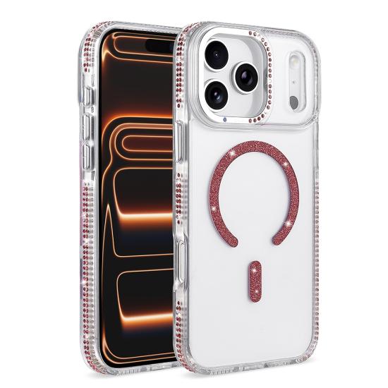iPhone Uyumlu 18 Pro Kılıf M-safe Şarj Özellikli Zore Tera Silikon Kapak