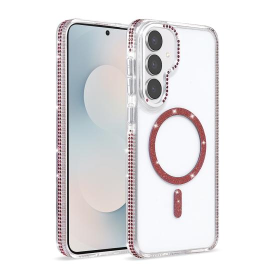 Galaxy Uyumlu S25 FE Kılıf M-safe Şarj Özellikli Zore Tera Silikon Kapak
