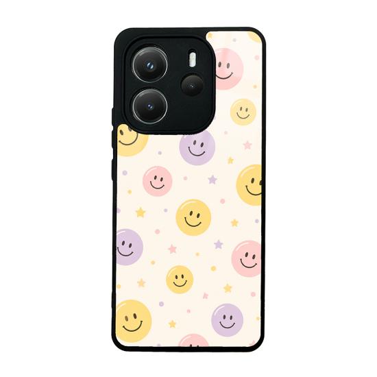 Xiaomi Uyumlu Redmi Note 14 4G Kılıf Kamera Korumalı Desenli Zore Lusi Kapak