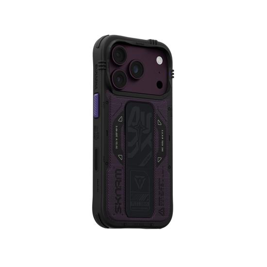 iPhone Uyumlu 18 Pro Max Kılıf SkinArma M-safe Şarj Özellikli Airbag Tasarımlı Standlı Phantom Kapak