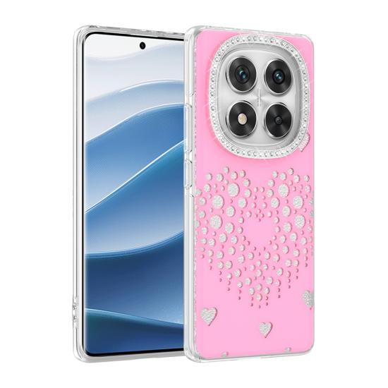 Xiaomi Uyumlu Redmi Note 14 Pro 4G Kılıf Damla Taşlı Zore Rivas Sert PC Kapak