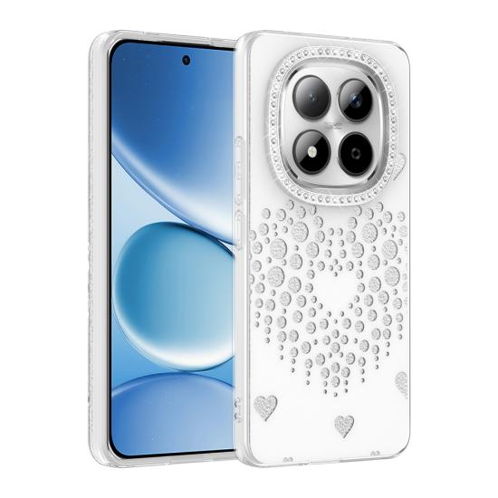 Xiaomi Uyumlu Redmi Note 15 Pro 4G Kılıf Damla Taşlı Zore Rivas Sert PC Kapak