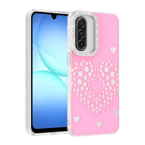 Galaxy Uyumlu A26 Kılıf Damla Taşlı Zore Rivas Sert PC Kapak