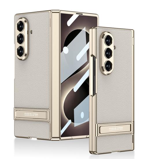 Galaxy Uyumlu Z Fold 8 Ultra Kılıf Zore Kıpta KPT-08 Standlı Kapak