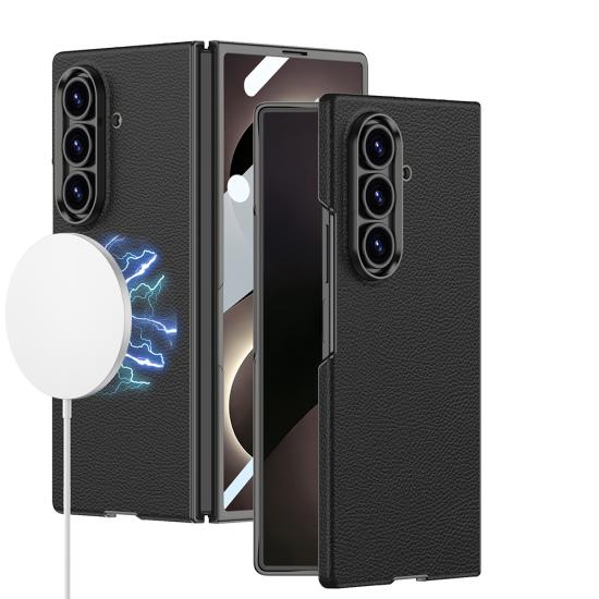 Galaxy Uyumlu Z Fold 8 Ultra Kılıf M-safe Şarj Özellikli Zore Kıpta KPT-12 Sert PC Kapak