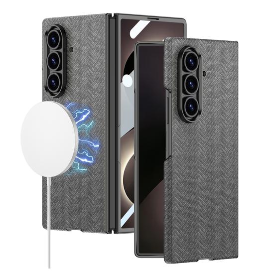 Galaxy Uyumlu Z Fold 8 Ultra Kılıf M-safe Şarj Özellikli Zore Kıpta KPT-11 Sert PC Kapak