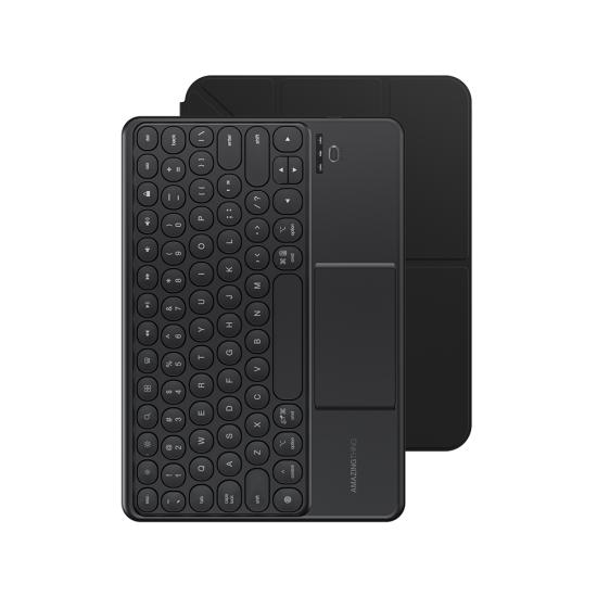 iPad Uyumlu Air 11 2025 M3 Amazingthing Minimal KeyLite Combo Klavyeli Standlı Kılıf