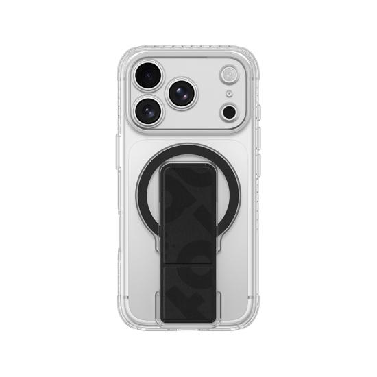 iPhone Uyumlu 18 Pro Max Kılıf M-safe Şarj Özellikli Standlı Amazingthing Titan Pro Grip Stand Serisi Kapak