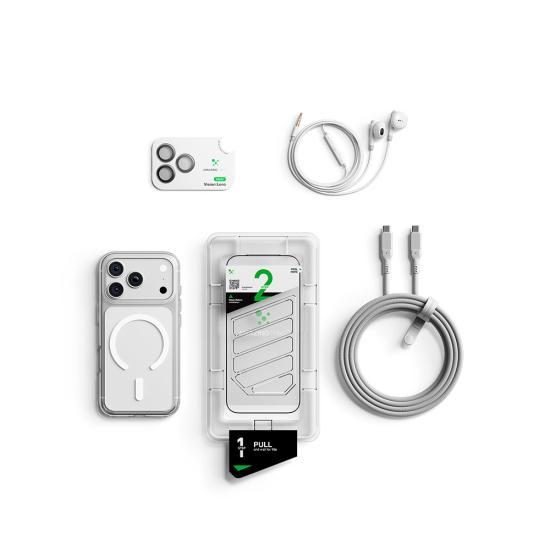 iPhone Uyumlu 18 Pro Max Kılıf M-safe Özellikli Amazingthing Minimal Serisi 5in1 Aksesuar Seti