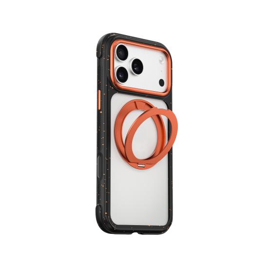 iPhone Uyumlu 17 Pro Max Kılıf M-safe Şarj Özellikli Wiwu AA-203 AeroArmor Ultra Serisi Airbag Tasarımlı Standlı Kapak