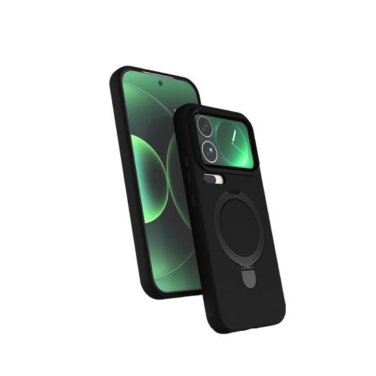 Xiaomi Uyumlu 17 Pro Max Kılıf M-safe Şarj Özellikli Standlı Zore Samara Kapak