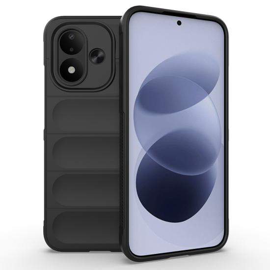 Xiaomi Uyumlu Redmi Note 17 Kılıf Esnek TPU Oyuklu Arka Yüzey Tasarımlı Zore Etnik Silikon Kapak