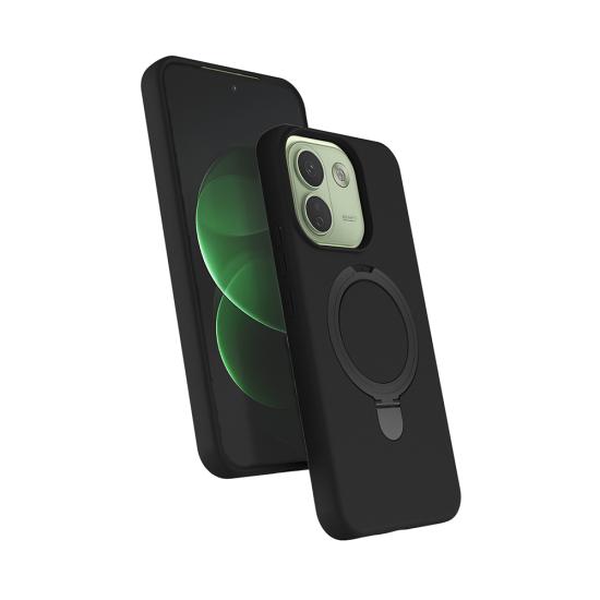 Xiaomi Uyumlu Redmi Note 17 Pro Max Kılıf M-safe Şarj Özellikli Standlı Zore Samara Kapak