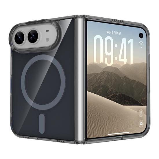 iPhone Uyumlu Duo Kılıf M-Safe Şarj Özellikli Zore Nira Sert PC Kapak