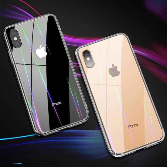 iPhone Uyumlu XS Max 6.5 Kılıf Zore Rainbow Kapak