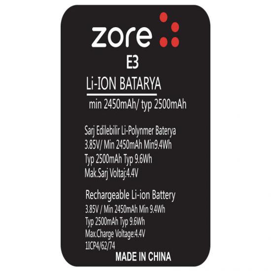 General Mobile DisKapaky E3 Zore A Kalite Uyumlu Batarya