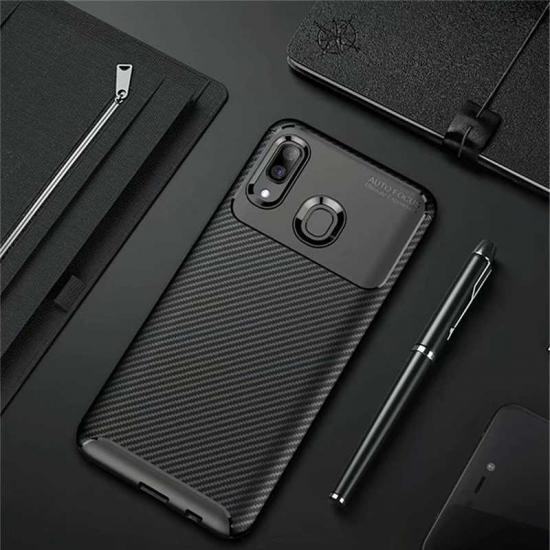 Galaxy Uyumlu A30 Kılıf Zore Negro Silikon Kapak