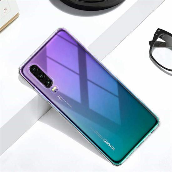 Huawei Uyumlu P30 Kılıf Zore Süper Silikon Kapak