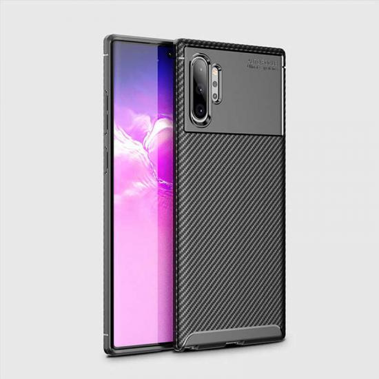 Galaxy Uyumlu Note 10 Plus Kılıf Zore Negro Silikon Kapak